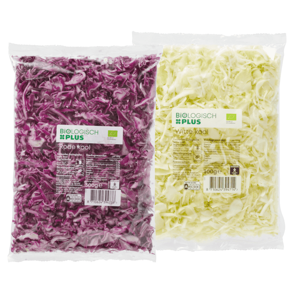 Biologisch PLUS Rode en witte kool